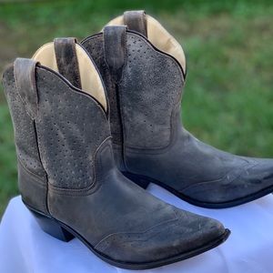 Smoky Mountain Fern Cowboy Boot